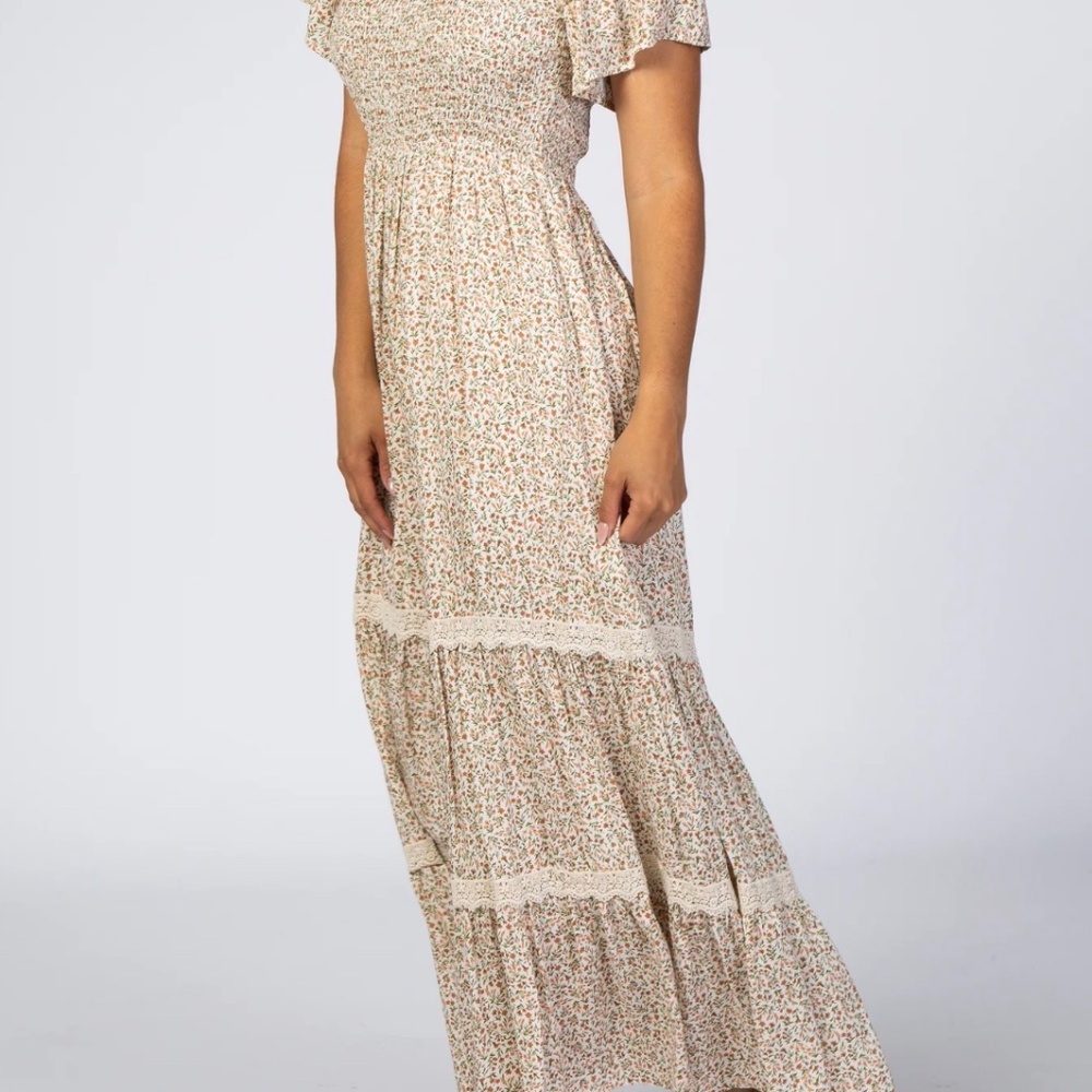 In Loom Boho Cream Dress